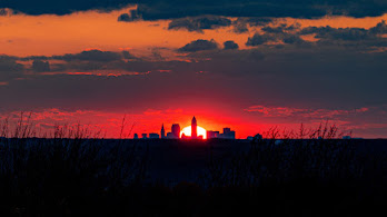 دانلود والپیپر منظره غروب Sunset Scenery Landscape