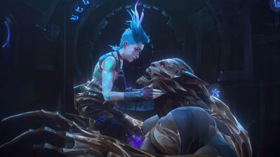 دانلود والپیپر آرکین جینکس وندر وارویک Arcane Jinx Vander Warwick