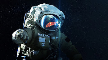 دانلود والپیپر فضانورد در فضا Astronaut Space
