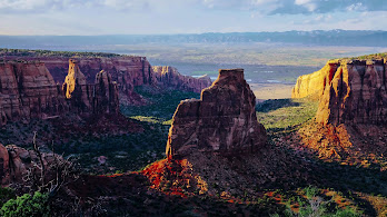 دانلود والپیپر دره کلرادو Canyon Landscape Colorado National Monument