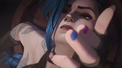 دانلود والپیپر جینکس سریال آرکین Jinx Arcane Series
