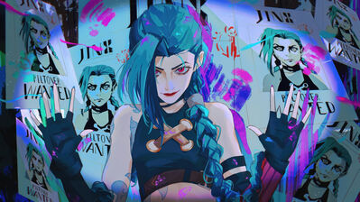 دانلود پوستر تحت تعقیب جینکس آرکین فصل ۲ Jinx Wanted Poster Arcane S2