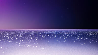 دانلود والپیپر دریاچه و آسمان بنفش Lake Purple Night Sky