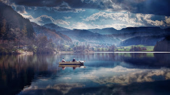 دانلود والپیپر کوهستان دریاچه Mountains Lake