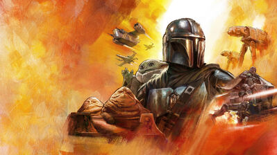 دانلود پوستر مندلورین و گرگو Mandalorian Grogu Poster
