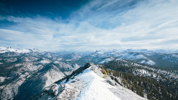 دانلود والپیپر قله کوه برفی منظره طبیعی Snow Mountain Landscape