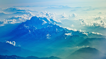 دانلود والپیپر کوه و ابر Mountains Clouds