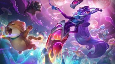 دانلود والپیپر Space Groove لیساندرا LoL Space Groove Lissandra Skin LoL Splash Art