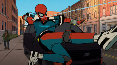 دانلود پوستر مرد عنکبوتی همسایه‌ی خوبت Spider-Man Friendly Neighborhood
