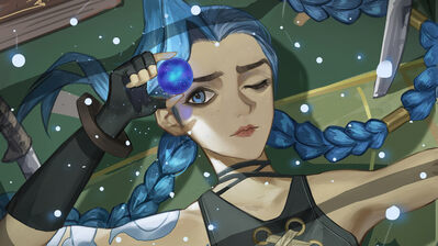 دانلود والپیپر جینکس آرکین League of Legends Arcane Jinx