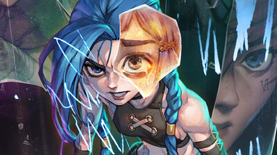 دانلود والپیپر جینکس آرکین League of Legends Jinx Arcane LoL Game