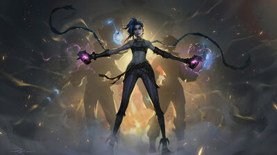 دانلود والپیپر آرت آرکین جینکس Netflix LoL Arcane Jinx Series Art