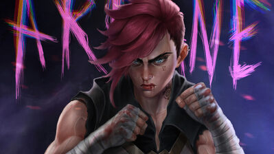 دانلود پوستر جینکس آرکین نتفلیکس Arcane Jinx Netflix Series