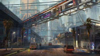 دانلود والپیپر کانسپت آرت سایبرپانک ۲۰۷۷ Cyberpunk 2077