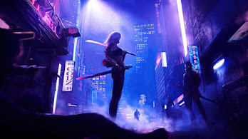 دانلود والپیپر شهر شب سایبرپانک Cyberpunk Night City