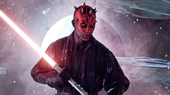 دانلود والپیپر دارث ماول شمشیر نوری Star Wars Darth Maul Lightsaber