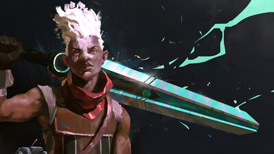 دانلود والپیپر آرت اکو آرکین League of Legends Ekko Arcane Netflix Series LoL Art