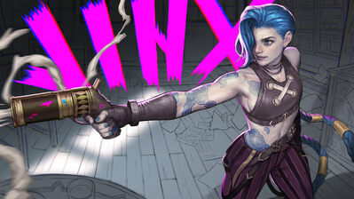 دانلود والپیپر جینکس از آرکین Jinx Arcane Netflix LoL