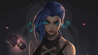 دانلود والپیپر جینکس آرکین Jinx Arcane League of Legends