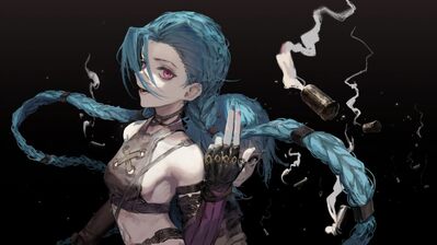 دانلود والپیپر جینکس آرکین Jinx Arcane LoL Art