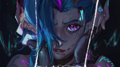 دانلود والپیپر جینکس آرکین Jinx Arcane LOL