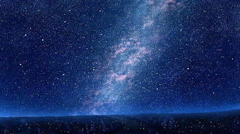 دانلود والپیپر آسمان شب کهکشان راه شیری Night Sky Stars Milky Way