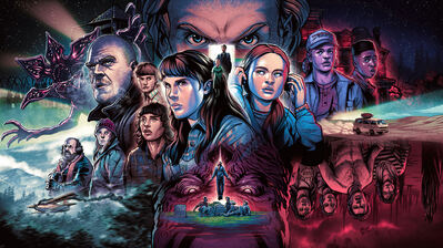 دانلود والپیپر آرت شخصیت‌های Stranger Things فصل ۴ Stranger Things Season 4 Character Art