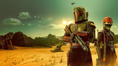 دانلود پوستر کتاب بابا فتل The Book of Boba Fett