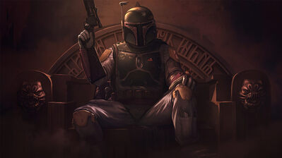 دانلود پوستر کتاب بابا فت و تخت سلطنت The Book of Boba Fett Throne