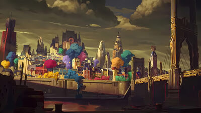 دانلود پوستر شهر پیلتاور آرکین Arcane Series City Piltover