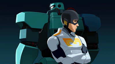 دانلود والپیپر دیسپچ Dispatch Game Robert Mecha Man