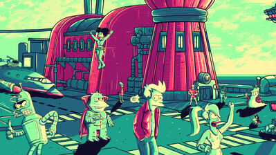 دانلود پوستر فوتوراما Futurama Cartoon