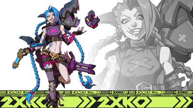 دانلود والپیپر جینکس ۲XKO Jinx