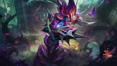 دانلود والپیپر لیساندرا Flora Fatalis Skin LoL Splash Art