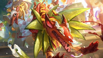 دانلود والپیپر نافیری اسکین گلیزی لول Naafiri Glizzy Skin LoL Splash Art