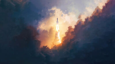دانلود والپیپر پرتاب شاتل فضایی Space Shuttle Launch Take Off Spaceship