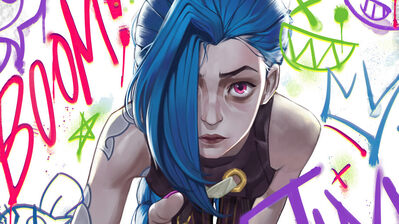 دانلود والپیپر آرکین جینکس League of Legends Arcane Jinx