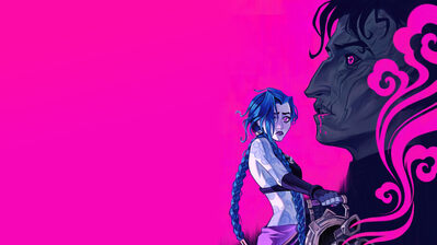 دانلود والپیپر آرکین جینکس و سیلکو Arcane Jinx Silco