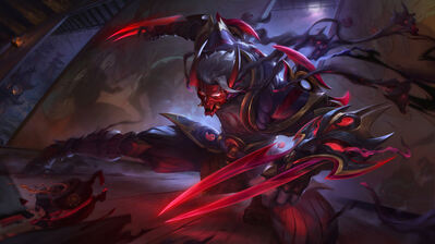 دانلود والپیپر بلاد مون زد لول Blood Moon Zed Skin LoL