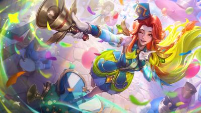 دانلود والپیپر سرافین لول سرافین Garden Party Seraphine LoL Skin