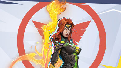 دانلود والپیپر جین گری فینیکس مارول ریوالز Jean Grey Phoenix Marvel Rivals