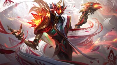 دانلود والپیپر جین میرتمیکر لول Jhin Mythmaker Legendary Skin LoL