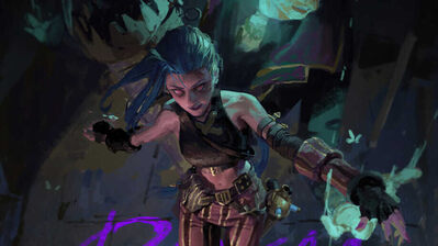 دانلود والپیپر جینکس آرکین نت‌فلیکس Jinx Arcane Netflix