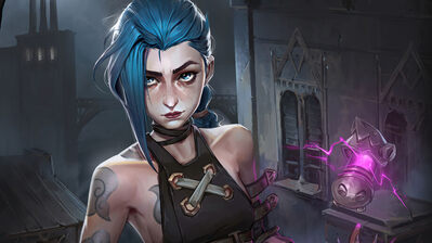 دانلود والپیپر جینکس لول Arcane Jinx LoL