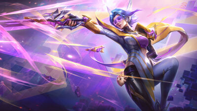 دانلود والپیپر اسپلش آرت فیورا لول ویلدریفت KBG Fiora Skin LoL Wild Rift Splash Art