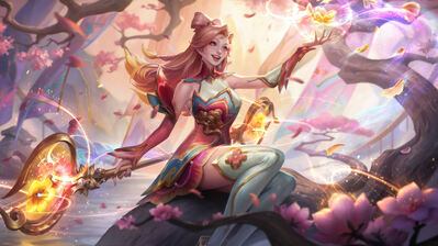 دانلود والپیپر لوکس لول Lux Celestial Embroidery Skin LoL