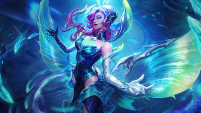 دانلود والپیپر مورگانا لول Morgana Cryptic Depth Skin LoL Splash Art