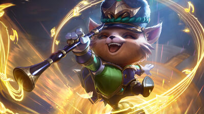 دانلود پوستر تیمو لول وایلد رافت Teemo Glorious Eminence Skin LoL Wild Rift