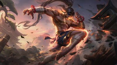 دانلود والپیپر سنتی لی سین League of Legends Traditional Lee Sin Skin