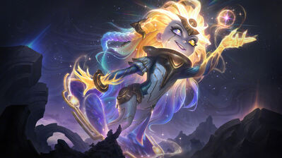 دانلود والپیپر زو اسپلش آرت لول Zoe Eternal Aspect Prestige Skin LoL Splash Art